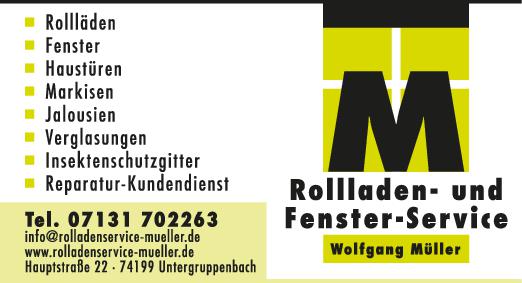Rollladen- und Fensterservice Wolfgang Müller
